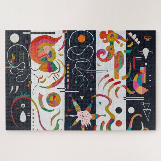 Stripes, Wassily Kandinsky Legpuzzel (Horizontaal)