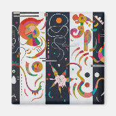 Stripes, Wassily Kandinsky Magneet (Voorkant)