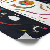 Stripes, Wassily Kandinsky Poster (Hoek)