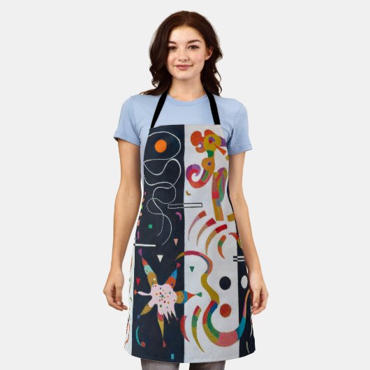 Stripes, Wassily Kandinsky Schort (Gedragen)