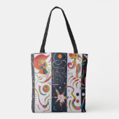 Stripes, Wassily Kandinsky Tote Bag (Achterkant)