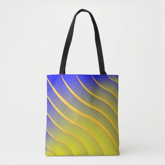 Stripes Wave Tote Bag (Voorkant)