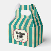 Stripes Wildflower Honing Product Boxes Bedankdoosjes (Voorkant Zijde)