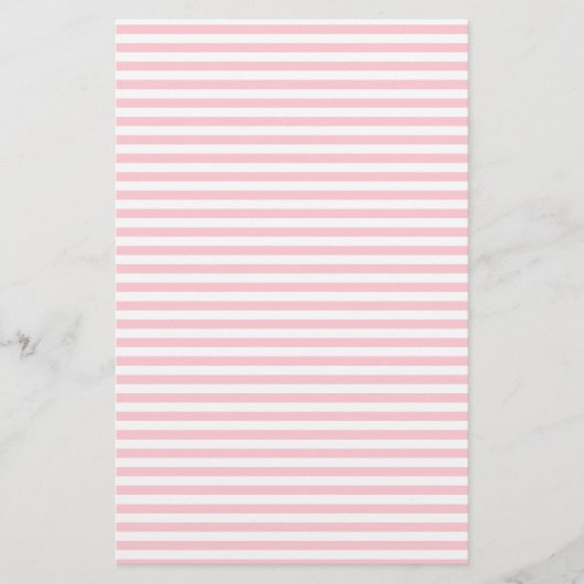 Stripes - wit en roze briefpapier (Voorkant)