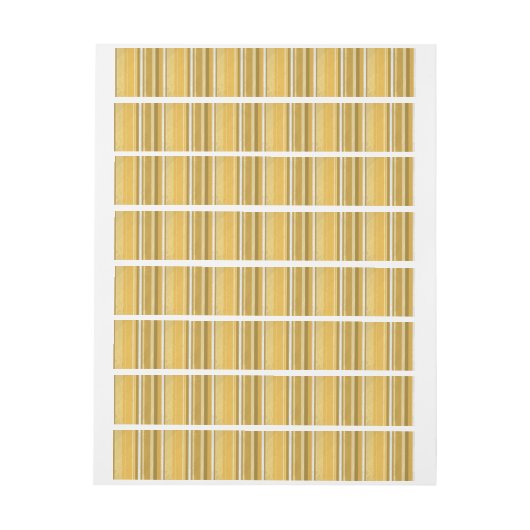 Stripes Yellow Adreslabel Wikkel (Vel)