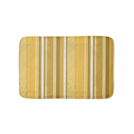 Stripes Yellow Badmat (Voorkant)
