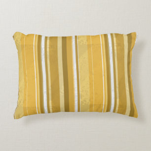 Stripes Yellow Decoratief Kussen