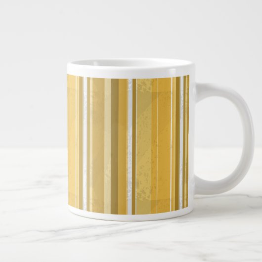 Stripes Yellow Grote Koffiekop (Rechts)
