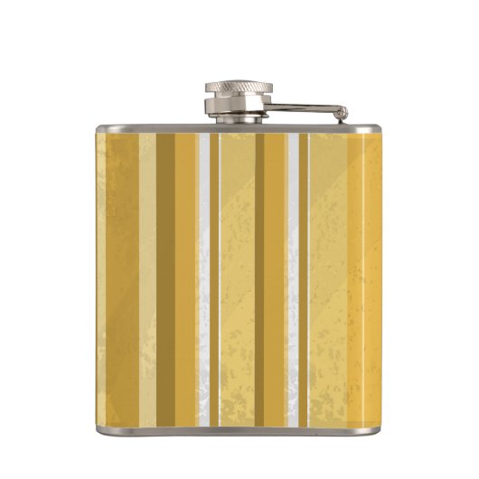 Stripes Yellow Heupfles (Achterkant)