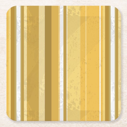 Stripes Yellow Kartonnen Onderzetters (Voorkant)
