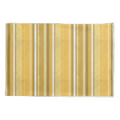 Stripes Yellow Kussensloop (Achterkant)