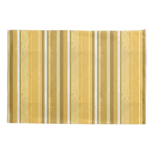 Stripes Yellow Kussensloop (Achterkant)