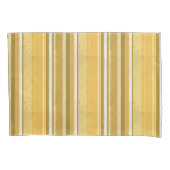 Stripes Yellow Kussensloop (Voorkant)