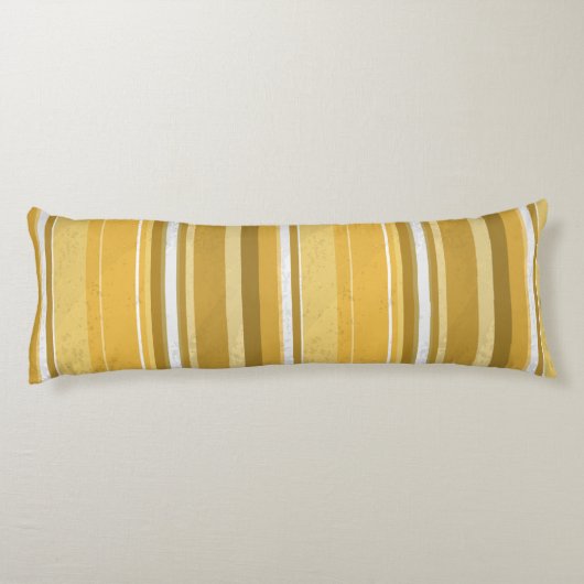 Stripes Yellow Lichaamskussen (Achterkant)