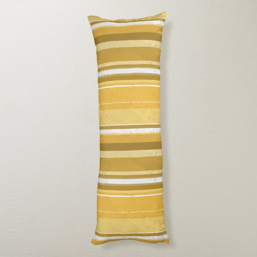 Stripes Yellow Lichaamskussen (Achterkant (Verticaal))
