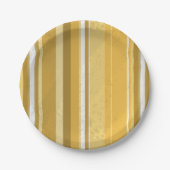 Stripes Yellow Papieren Bordje (Voorkant)
