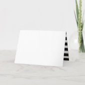 Stripes zal je mijn bruidsmeisje uitnodiging Kaart (Achterkant)