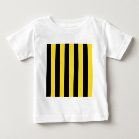 Stripes - zwart en gouden geel (Voorkant)