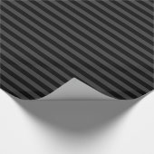 Stripes - zwart en grijs cadeaupapier (Hoek)