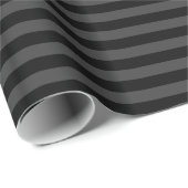 Stripes - zwart en grijs cadeaupapier (Rol Hoek)