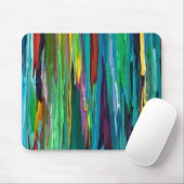 Stripesa ~ Mousepad Abstracte Modern Retro Stripes Muismat (Met muis)