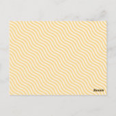 StripesPatroon 1 Briefkaart (Achterkant)