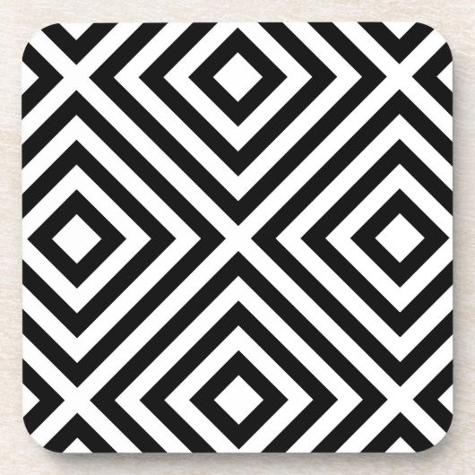 Stripespatroon Drankjes Onderzetter (Voorkant)