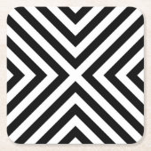 Stripespatroon Kartonnen Onderzetters (Voorkant)