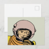  stripesstronaut Hero Briefkaart (Voorkant / Achterkant)