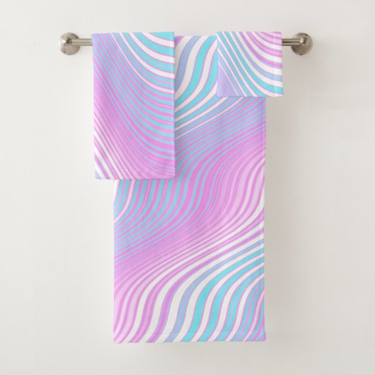 stripewave evolutie : bad handdoek (Insitu)