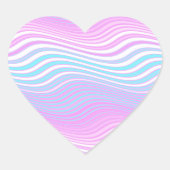 stripewave evolutie : hart sticker (Voorkant)