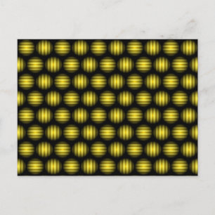 Stripey Ball-patroon Briefkaart