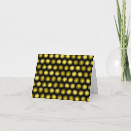 Stripey Ball-patroon Kaart (Voorkant)