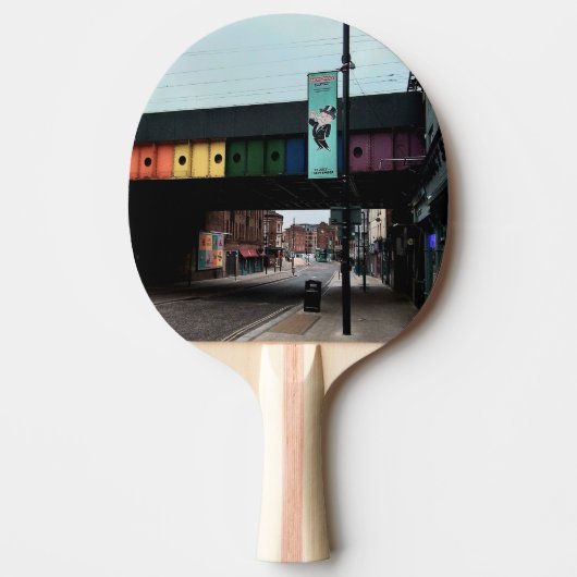 Stripey-brug Tafeltennisbatje (Voorkant)