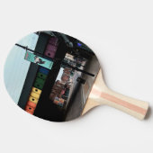 Stripey-brug Tafeltennisbatje (Zijkant)