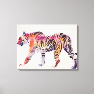 Stripey Canvas Afdruk