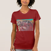 Stripey Cat bij Joshua-boom T-shirt (Voorkant)