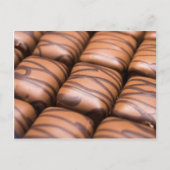 Stripey Chocolates Briefkaart (Voorkant)