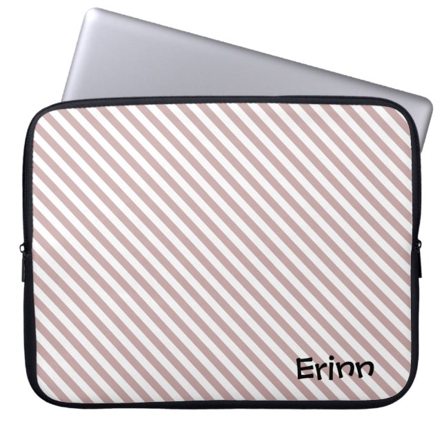 Stripey Goodness (patroon) Laptop Sleeve (Voorkant)