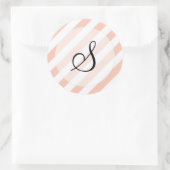 Stripey Goodness (patroon) Ronde Sticker (Tas)