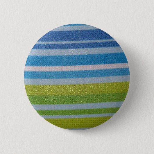 Stripey groen! ronde button 5,7 cm (Voorkant)