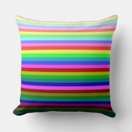 Stripey Multicolored Pillow Kussen