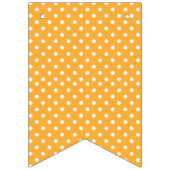 Stripey Oranje Little Monster Baby shower Vlaggetjes (Tweede vlag)