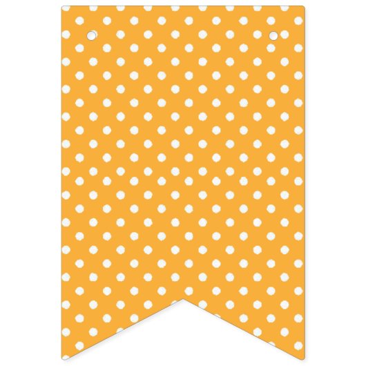 Stripey Oranje Little Monster Baby shower Vlaggetjes (Tweede vlag)