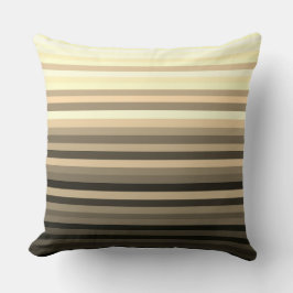Stripey Sepia Pillow Kussen