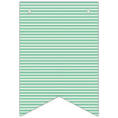 Stripey swallowtail shaped bunting banner (Tweede vlag)