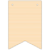 Stripey swallowtail shaped bunting banner (Eerste vlag)