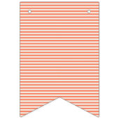 Stripey swallowtail shaped bunting banner (Derde vlag)