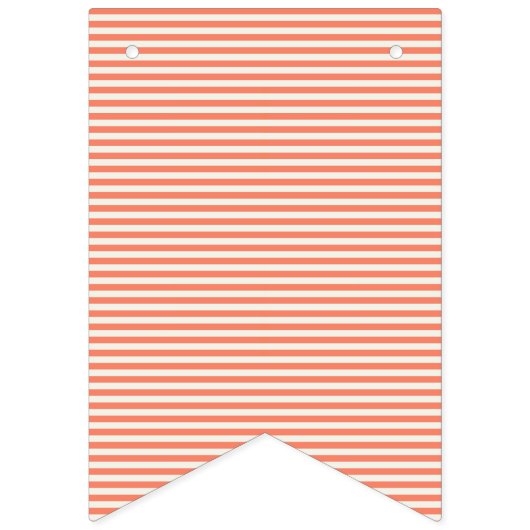 Stripey swallowtail shaped bunting banner (Derde vlag)