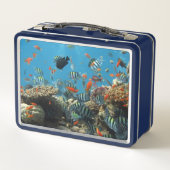 Stripey tropische vissen koraal chaos (Achterkant)